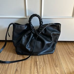 DEMELLIER LONDON black leather bag
